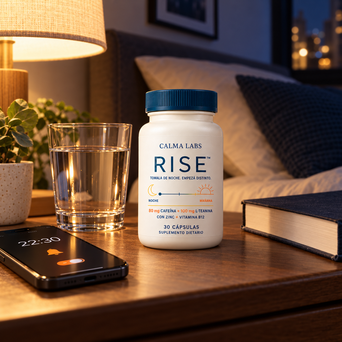 RISE™ | Cápsulas para Empezar la Mañana Más Despierto